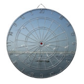 Mooie kranen vliegen over het ballet van Water Nat Dartbord (Voorkant)