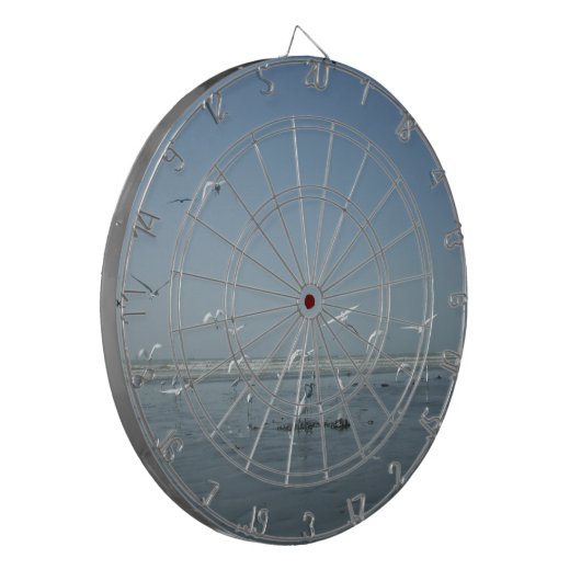 Mooie kranen vliegen over het ballet van Water Nat Dartbord (Voorkant Links)