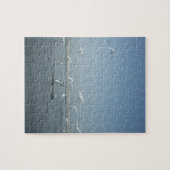 Mooie kranen vliegen over het ballet van Water Nat Legpuzzel (Horizontaal)