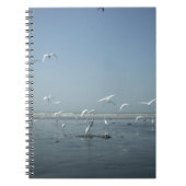 Mooie kranen vliegen over het ballet van Water Nat Notitieboek (Voorkant)