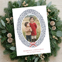 Mooie Krans en Strik Kerst Foto
