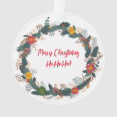 mooie krans kerstversiering ornament (voorkant)