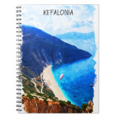 Mooie Kreta Griekenland Kust Uitzicht artwork Notitieboek (Voorkant)