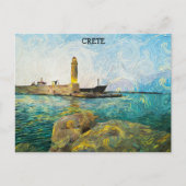 Mooie Kreta Griekenland olieverf Briefkaart (Voorkant)