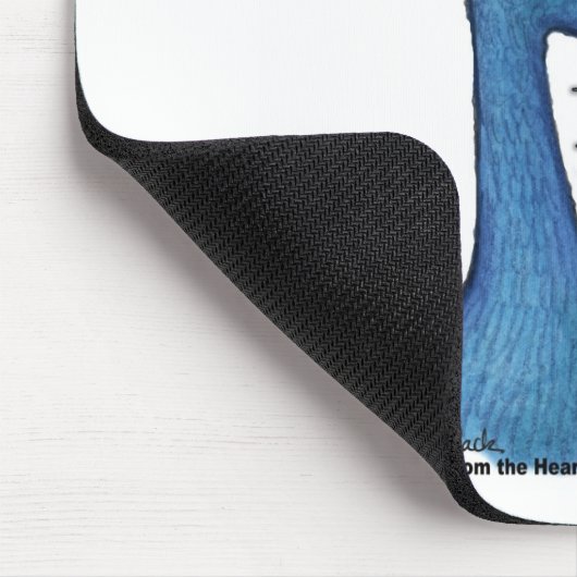 Mooie krijger muismat (Hoek)