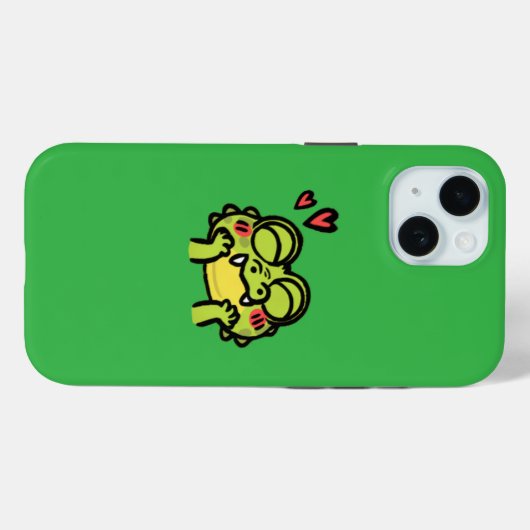mooie krokodil Case-Mate iPhone case (Achterkant (horizontaal))