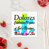 MOOIE KRUIS EN VLINDER GEPERSONALISEERDE SERVETTEN (Insitu)