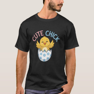 Mooie Kuiken Paaseieren Shirt Konijn Pasen Dag Kin