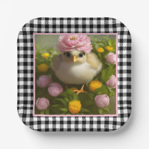 Mooie Kuikens en Bloemen Lente