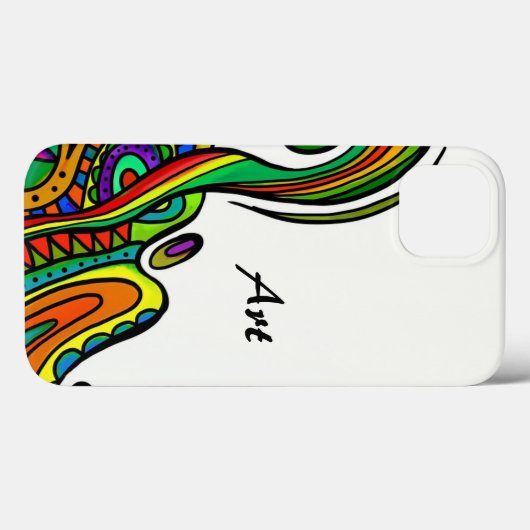 Mooie kunst Case-Mate iPhone case (Achterkant (horizontaal))
