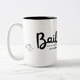 Mooie Kunst Koffiekop Tweekleurige Koffiemok