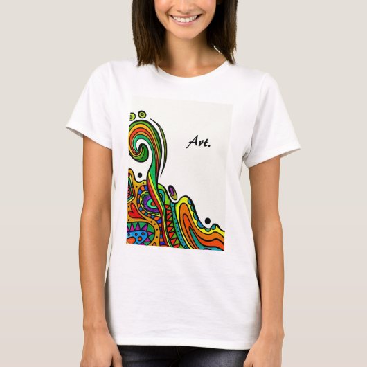 Mooie kunst t-shirt (Voorkant)