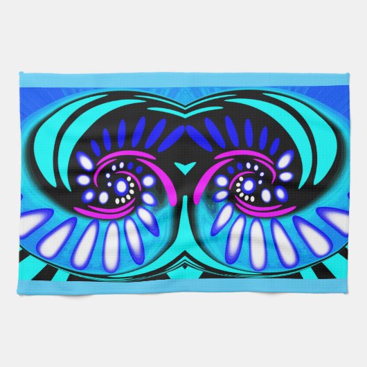 Mooie kunst theedoek (Horizontaal)