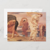 Mooie kunst van Vrouwen door de oceaan Briefkaart (Voorkant / Achterkant)