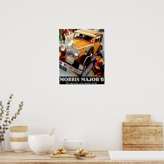 Mooie kunstdeco Britse  auto Poster (Keuken)