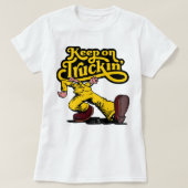 Mooie kunstenaar Ed Roth Painter geeft muziek T-shirt (Design voorkant)