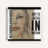 Mooie kunstjournaalopties die u zult koesteren notitieboek (Voorkant)