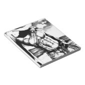 Mooie kunsttekening handig Cowboy Body Builder Notitieblok (Schuin)