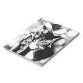 Mooie kunsttekening handig Cowboy Country Man Notitieblok (Linkerzijde)