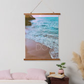 Mooie kust strand zonsondergang hangend wandkleed (Slaapkamer)