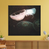 Mooie kwallen canvas afdruk (Insitu (Woonkamer))