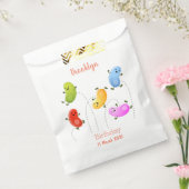 Mooie kwallen springen cartoon illustratie bedankzakje (Gezegeld)