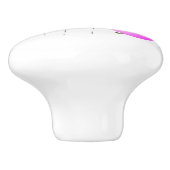 Mooie kwallen springen cartoon illustratie keramische knop (Zijkant)