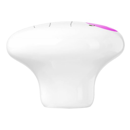 Mooie kwallen springen cartoon illustratie keramische knop (Zijkant)