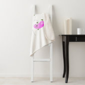 Mooie kwallen springen cartoon illustratie sherpa deken (In situ)