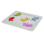 Mooie kwallen springen cartoon illustratie snijplank (Hoek)