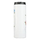 Mooie kwallen springen cartoon illustratie thermosbeker (Achterkant)