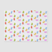 Mooie kwallen springen cartoon illustratie tissuepapier (Voorkant)