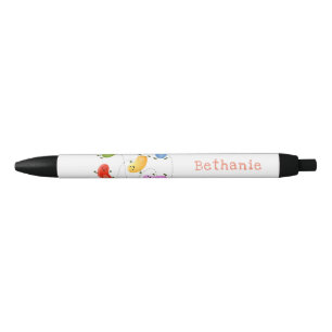 Mooie kwallen springen cartoon illustratie zwarte inkt pen