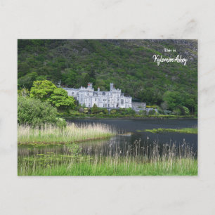 Mooie Kylemore Abbey, Ierland Briefkaart
