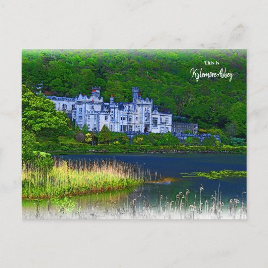 Mooie Kylemore Abbey, Ierland Briefkaart (Voorkant)