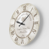 Mooie Lace-cadeaus voor 13th Wedding-Jubileum Grote Klok (Hoek)