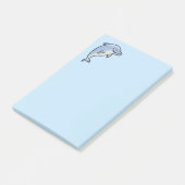 Mooie Lachende Dolfijn Post-it® Notes (Schuin)