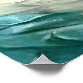  mooie Lady Green Dress Poster (Hoek)