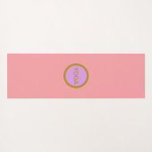 Mooie Lager op koraalroze yoga-mat Yogamat (Achterkant (horizontaal))