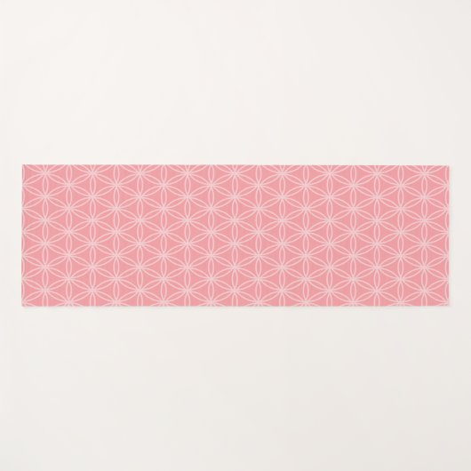 Mooie Lager op koraalroze yoga-mat Yogamat (Voorkant (horizontaal))