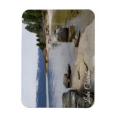 Mooie Lake Cascade Shoreline Magneet (Verticaal)