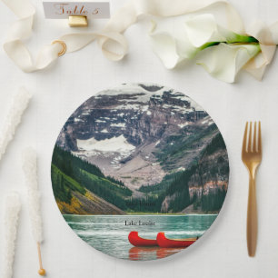 Mooie Lake Louise, Canada Papieren Bordje