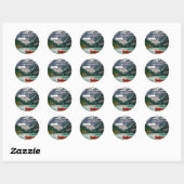 Mooie Lake Louise, Canada Ronde Sticker (Vel)