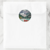 Mooie Lake Louise, Canada Ronde Sticker (Tas)