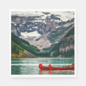 Mooie Lake Louise, Canada Servet (Voorkant)