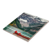 Mooie Lake Louise, Canada Tegeltje (Zijkant)