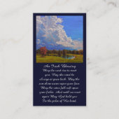 Mooie Lake Memorial Sympathie Kaart Visitekaartje (Voorkant)