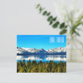 Mooie Lake Tahoe Ansichtkaart Briefkaart (Staand voorkant)