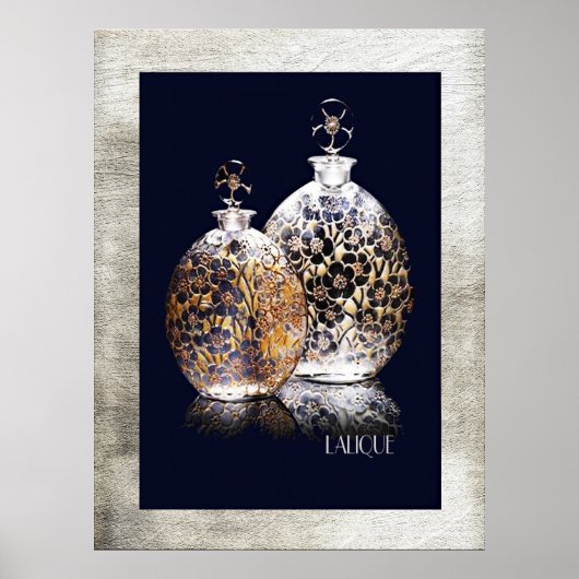 Mooie Lalique Perfume-flessen Poster (Voorkant)