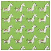 Mooie Lama Cartoons Stof (Swatch)